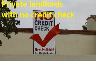 Private landlords with no credit check