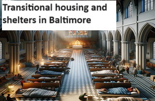 Transitional housing and shelters in Baltimore