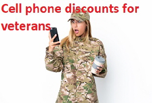 Cell phone discounts for veterans