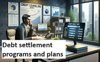 Debt settlement programs and plans