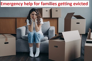 Emergency help for families getting evicted