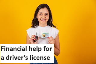 Financial help for a drivers license