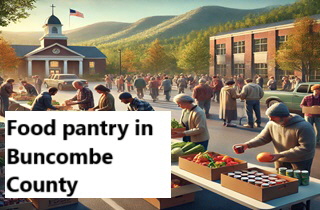 Food pantry in Buncombe County