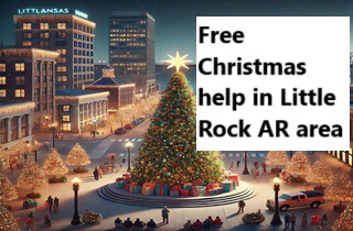 Free Christmas help in Little Rock AR area