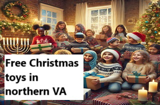 Free Christmas toys in northern VA