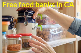 Free food banks in CA