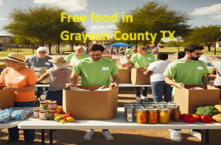 Free food in Grayson County TX