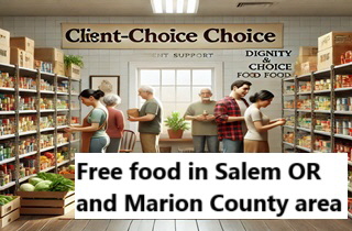 Free food in Salem OR and Marion County area