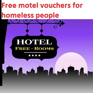Free motel vouchers for homeless people online