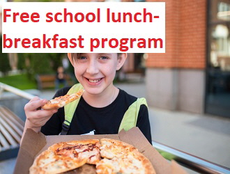 Free school lunch-breakfast program