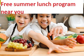 Free summer lunch program near you