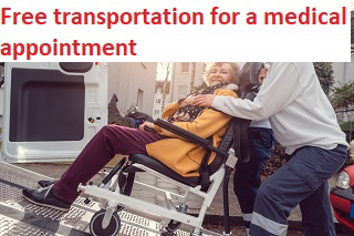 Free transportation for a medical appointment