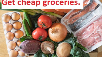 Get cheap groceries Get cheap groceries