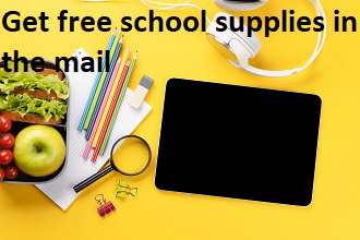 Get free school supplies in the mail