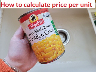 How to calculate price per unit