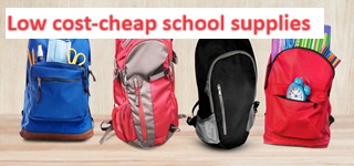 Low cost-cheap school supplies