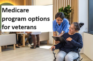 Medicare program options for veterans