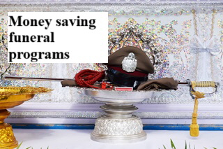 Money saving funeral programs
