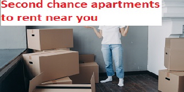 Second chance apartments to rent near you