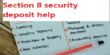 Section 8 security deposit help